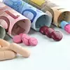 medical pills and tablets in euro bank notes money costs symbol
