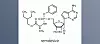 Remdesivir antiviral drug molecule. Skeletal formula.