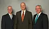 Frank Rückle (m.) ist neuer Geschäftsführer der Deutsche Metrohm und Nachfolger von Dr. Hans-Jürgen Knabe (r.). Nachfolger von Rückle als Vertriebsleiter ist Jochen Wollenhaupt (l.)