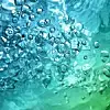 abstract water with bubbles