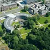 Aerial view of Bayer group headquarters in Leverkusen