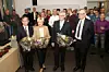 v.l.n.r.: Ryuta Mizuuchi, Elisabeth Müller-Witt, Klaus Pesch, Herman van den Berg Bild: Yokogawa)