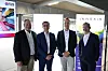v.l.n.r.: Dr. Thomas Spies (Oberbürgermeister Universitätsstadt Marburg), Dr. Martin Egger, (CEO Innexis Gruppe), Markus Stertmann (Innexis Marburg), Sasha Savic (CEO E2S Power)
