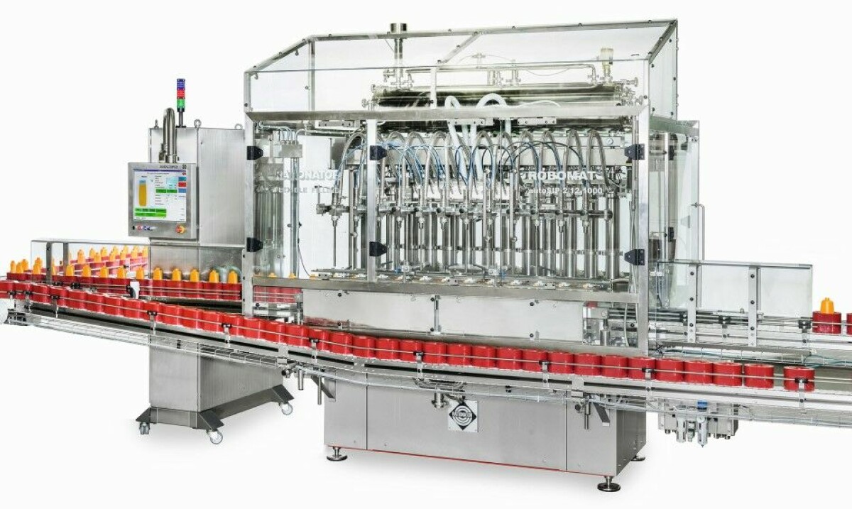 Abfülllinie für flexible 2-Phasen-Dosierung von Pflegeprodukten